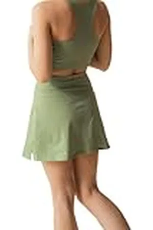 GIRLFRIEND COLLECTIVE Women’s Sports Skirt High-Rise, Running Skirt, High-Waist Skirt for Tennis and Fitness, Gym and Workout Skirt, Summer skirt with pockets