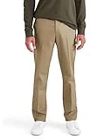 Dockers Signature Stain Defender Slim Creased New British Khaki 40 32, , 40W x 32L