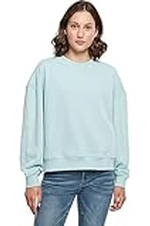 Build Your Brand Damer damer överdimensionerad crewneck sweatshirt, , M
