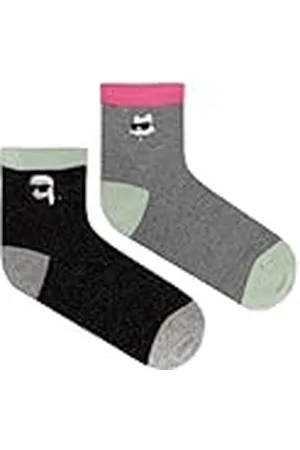Karl Lagerfeld Dam K/Ikonik 2.0 Glitterstrumpor (Set med 2), , One size
