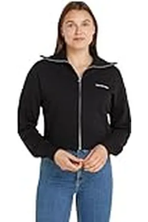 Calvin Klein Jeans dam diffuserade monolog dragkedja genom, , XL