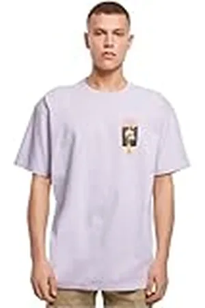 Merchcode T-shirt för män, Fliederfarben, 5XL