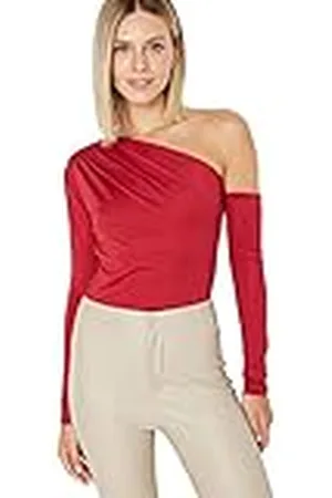 Trendyol Dam enfärgad veckad draperad detaljerad stickad vinröd, XS, , XL, , XL