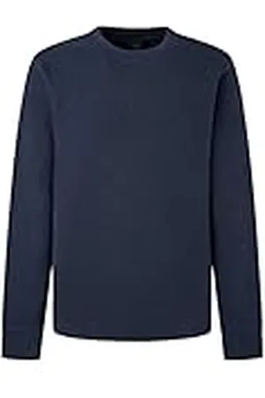 Hackett Herr AM Präglad Crew Sweatshirt, XXL, , XXL