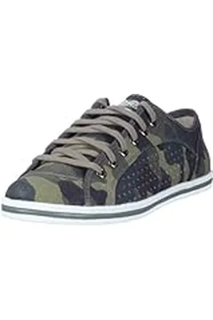 Buffalo Dam 507-9987 kamouflage grön 71 sneaker, -41 EU