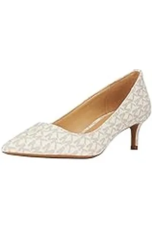 Michael Kors Alina Flex Kitten Pump, Kvinnor Klack, Vanilla, 42.5 EU