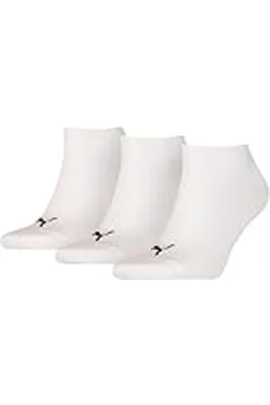 PUMA Unisex sneakerstrumpor (3-pack), Vitt, 39.5-43.5 EU