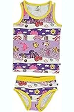 Småfolk Flickunderkläder med. Underwater Landscape Base Layer Set, , 9-10 År