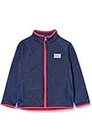 LEGO Wear Wear Lwsam fleecejacka för flickor, Blå (Dark Blue 582), 80 cm