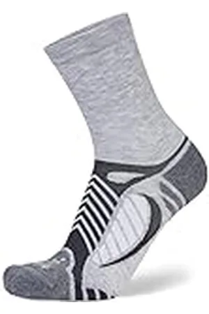 Balega Unisex strumpor, 1 styck, grå, storlek M ultralätt lätt performance, crew, atletiska löparstrumpor för kvinnor och män (1 par), vit, medium, , Medium