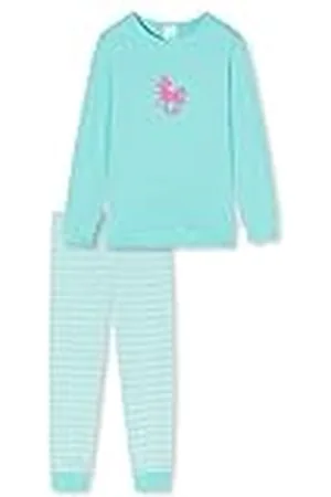 Schiesser Mädchen Schlafanzug Set Pyjama lang - 100% Organic Bio Baumwolle - Größe 92 bis 140