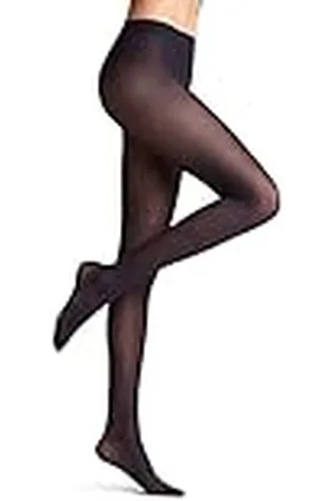 Falke Dam Matt Deluxe 30 DEN strumpbyxor transparent matt slitstark tryckfri bred komfortlinning fina strumpbyxor lätt förstärkt fotspets och fina sömmar fint mjukt material 1 styck, Blå (Marine