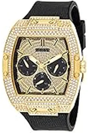 Guess Herrtrend avslappnad tonneau diamant 43 mm klocka, , NS, Analog klocka