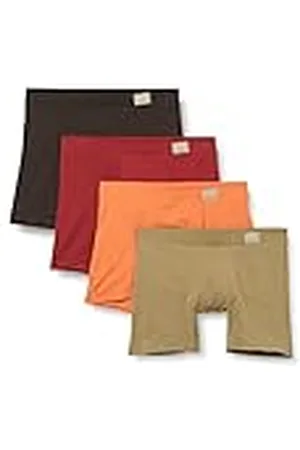 Sloggi Män män GO Natural C4P-shorts, brun mörk kombination, M (förpackning med 4)