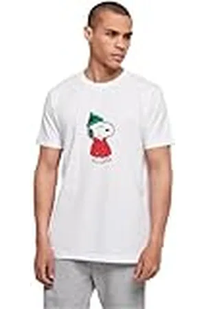 Merchcode Herr Peanuts Snoopy Dressed Up Basic Round Neck T-Shirt, normal passform, 100% bomull, , S