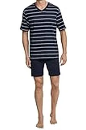 Schiesser Herren Schlafanzug kurz V-Auschnitt - Nightwear Set
