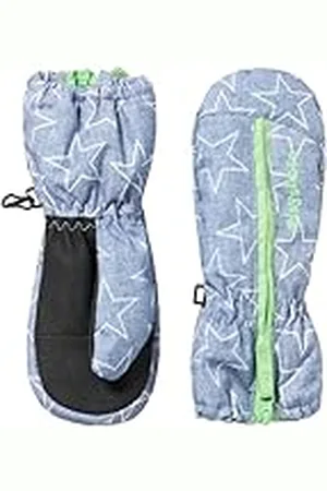 Playshoes Unisex barnvantar vinterhandskar, stjärna dragkedja, 1 (ca.1–2 år), , 1 (ca.1-2 Jahre)