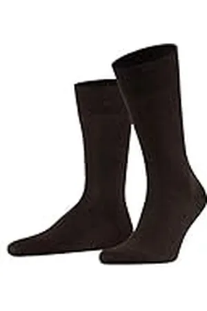 Falke Familjestrumpor för män - 94 procent bomull, bruna (mörkbruna 5450), Storbritannien 5,5–8 (EU 39-42 ?US 6.5-9), 1 par