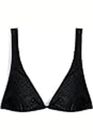 Koton Dam tjock strappy blommig näsduk triangel bikini topp badkläder, , 40 SE
