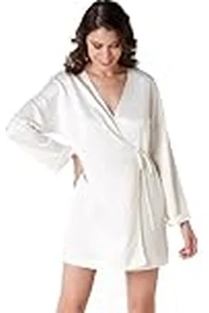 Lovable Bridal Satin Kimono morgonrock för damer, , L