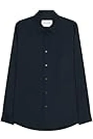 Seidensticker Silkesdekal studio skjorta – normal passform – lätt att stryka – Kent krage – långärmad – unisex – 100% Tencel, , S
