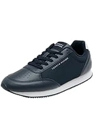 Tommy Hilfiger Herr LO Runner Mix (FM0FM05284) lågtopp sneakers, blå (ökenhimmel), 10 UK, , 10