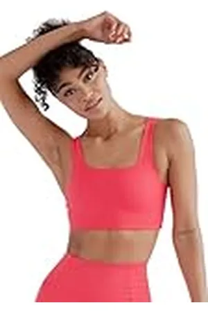 GIRLFRIEND COLLECTIVE Tommy Sports Bra, Women’s Sports Bra Cropped, Square Neck, Without padding and underwire, Perfect for Boxing, Running, Training, Sizes XXS-6XL