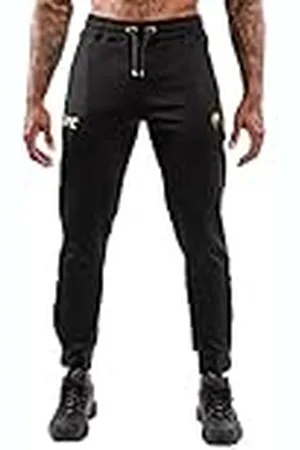 Venum UFC Autentic Fight Night Walkout-byxor Sweatpants för män, Svart/guld, XXL