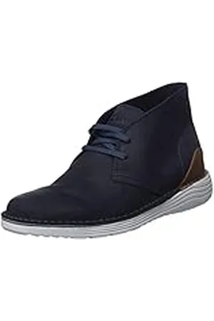 Clarks Herr Brahnz Mid Chukka båt, Navy Nubuck, 40 EU