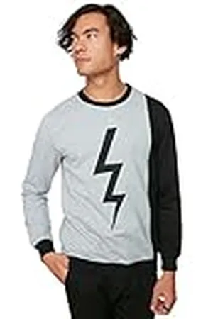 Trendyol Herr rund hals vanlig vanlig sweatshirt, grå, S, , S