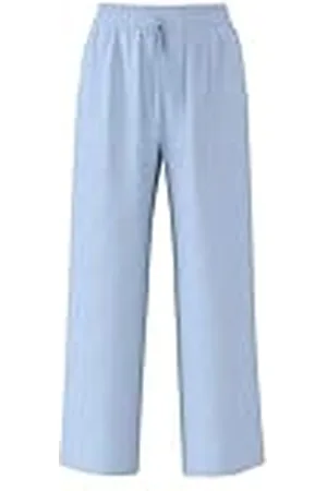SELECTED Damer Slfviva-gulia Hw Long Linen Pant Noos tygbyxor, , 38