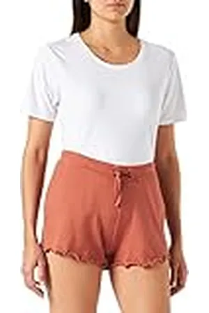 SIRUP COPENHAGEN Smakkoncentrat för kvinnor Rib Cotton Green Shorts, , L
