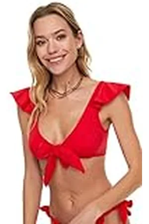 Trendyol Kvinnors bindning detaljerad bandbikini bikinitopp, , 34