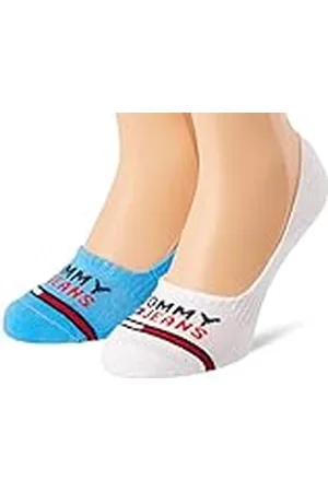 Tommy Hilfiger Unisex Mid Cut Footie (2-pack), , 39 EU