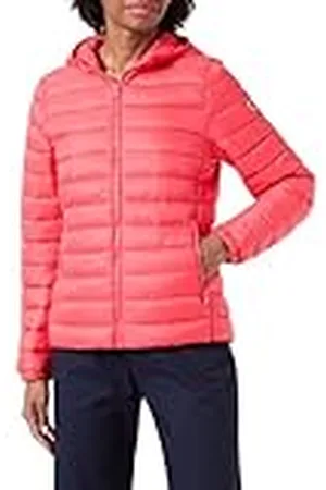 Champion Legacy Outdoor W - Spring-Summer WR Light Nylon Hooded Jacka, röd korall, M dam SS24, , M