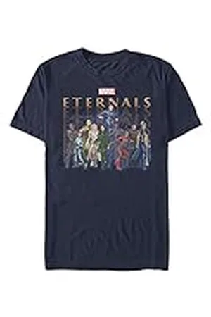 Marvel Unisex The ETERNALS Group Repeating ekologisk kortärmad t-shirt, , XXL, , XXL