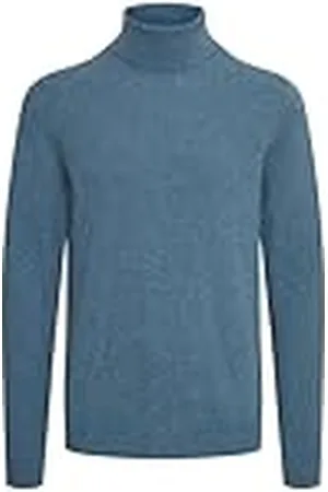 Casual Friday Herr Karl roll Neck Bounty stickad tröja, 1940301/äkta marinblå Melange, 3XL