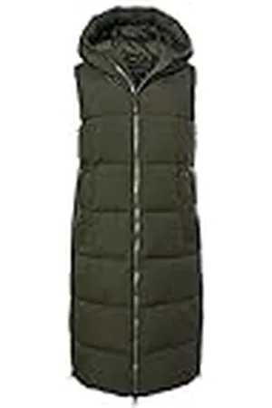 G.I.G.A. DX by killtec Dam quiltad väst/funktionell väst i dunutseende med huva GW 24 WMN QLTD VST, mörkliv, 40, 39929-000, , 40