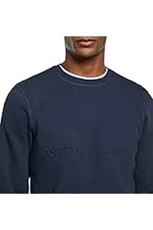 Hackett Amr Präglad Crew tröja för män, , XS