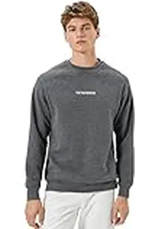 Koton Herr crew neck långärmad slogan-tryckt tröja, , L