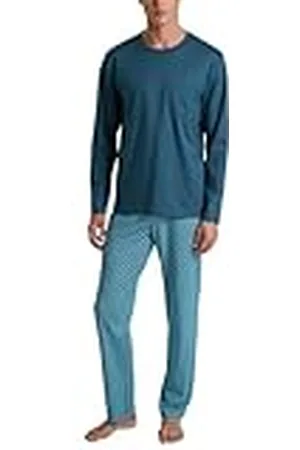 Calida Relax Imprint kort herrpyjamas, tillverkad av 100% bomull, lättskött, elastisk och formstabil, i singel jersey, , 46-48