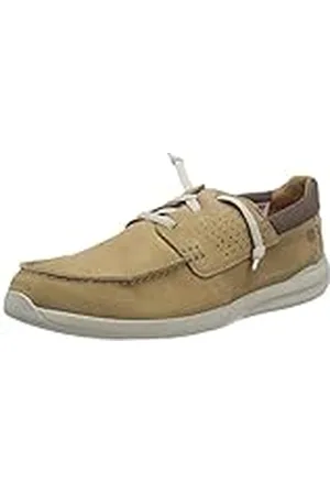 Clarks Gorwin Moc Loafer, Dark Sand Nubuck, 5,5 UK