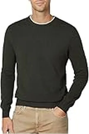 Hackett Herr Merino Cash Mix Crew Pullover tröja, , 3XL