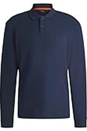 HUGO BOSS Petempestolong Polo, Open Blue464, M, , M