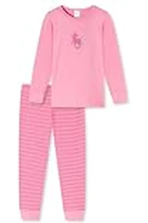 Schiesser Mädchen Schlafanzug Set Pyjama lang - 100% Organic Bio Baumwolle - Größe 92 bis 140