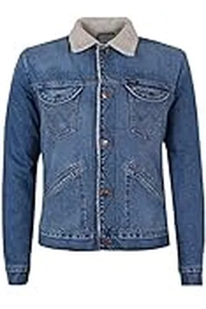 Wrangler Herr Icons 124MJ W28TQC388 Jeansjacka, 3 Years, Blå, L