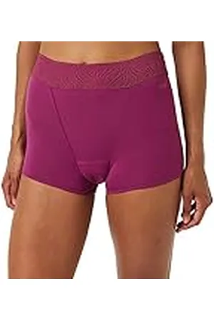 Sloggi Period Short Heavy Pants för kvinnor, vin, S