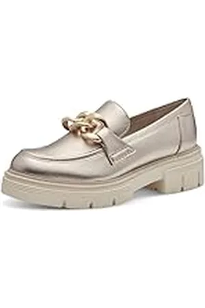 Marco Tozzi Dam, Feel ME fotsäng, mjukt foder, 2–24705–42 tofflor, platinum, 39 EU, , 39 EU