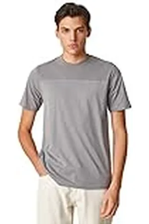 Koton T-shirt för män med crew neck kortärmad sömlös detaljerad, , XXL