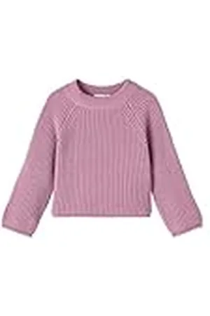 NAME IT Namn IT flicka Nmfvenja Ls lös kort stickad stickad stickad tröja, , 98